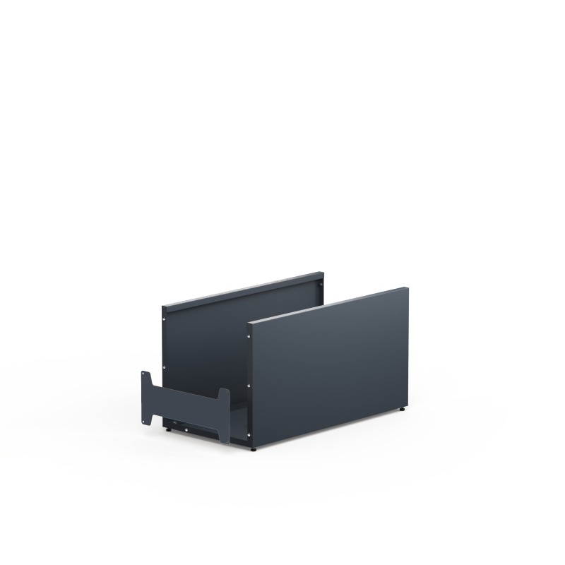 Modular Garden Divider Herstera PLANTER 50 in Metal Anthracite Color 200x50x50 cm