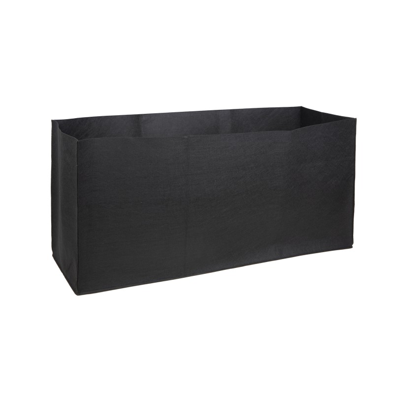 Modular Garden Divider Herstera PLANTER 50 in Metal Anthracite Color 200x50x50 cm