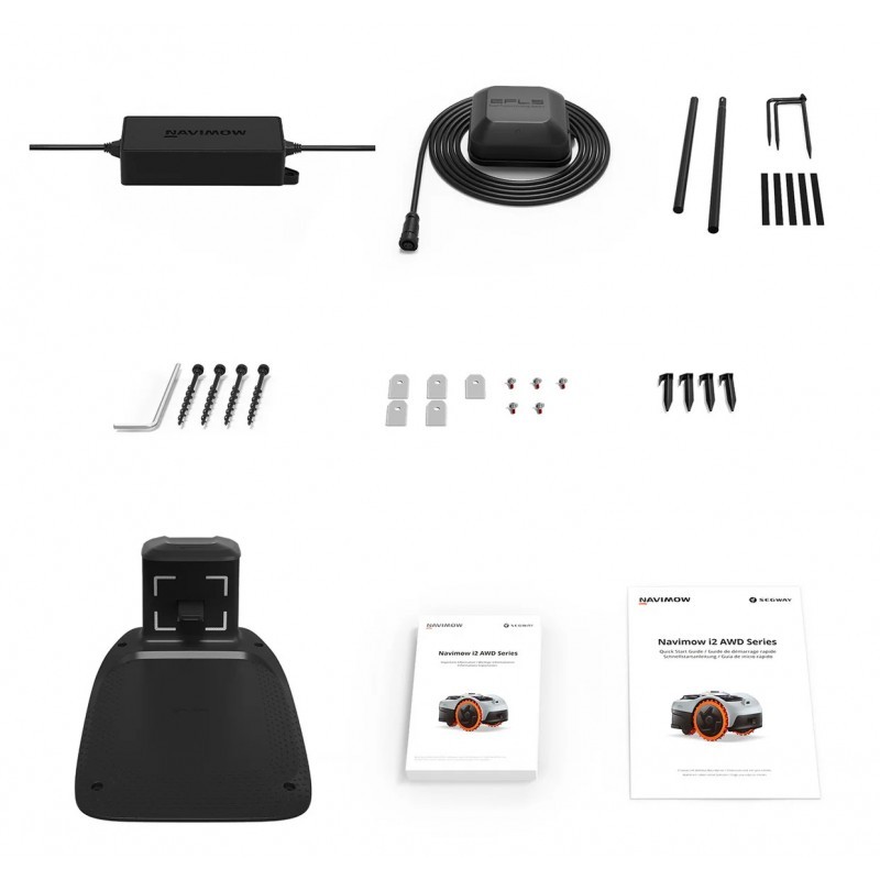 Segway Navimow i210AWD Automatic Robot Lawn Mower Kit Garage - up to 1000 m² Segway Navimow i210AWD Automatic Robot Lawn Mower Kit Garage - up to 1000 m²
