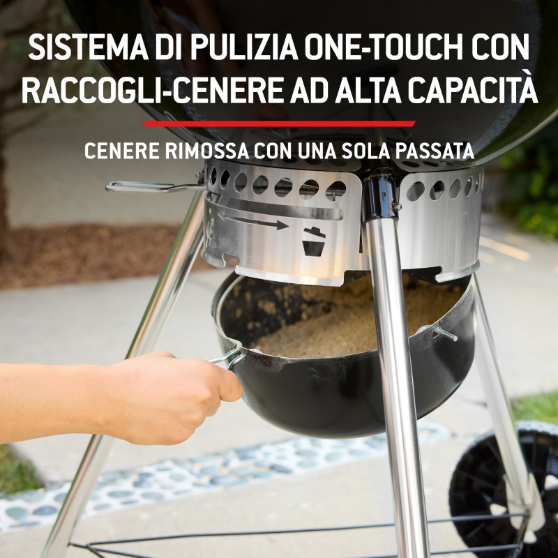Barbecue Weber a Carbone Master-Touch GBS Premium E-5770 Ø 57 cm Black Cod. 17301004