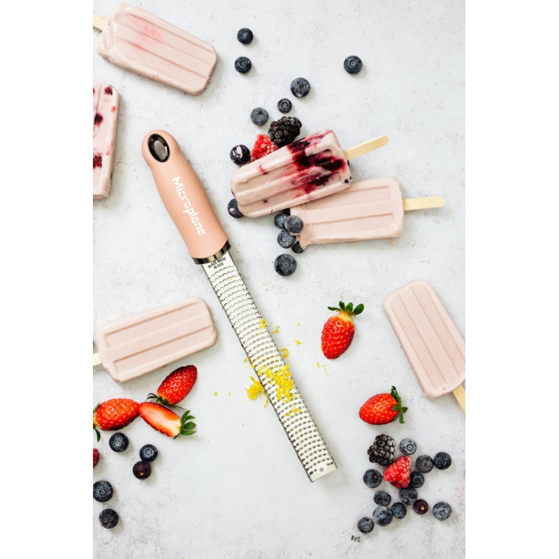 Microplane Premium Classic Zester Grater Mauve Pink Microplane Premium Classic Zester Grater Mauve Pink