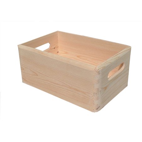 Box Sovrapponibile in Pino 30x20x14 cm Unionwood