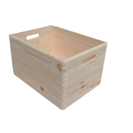 Box Sovrapponibile in Pino 40x30x23 cm Unionwood