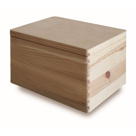 Box in Pino con Coperchio 40x30x23 cm Unionwood
