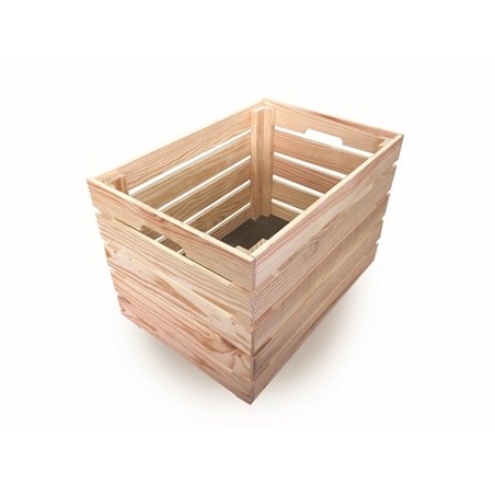 Box Contenitore CREABOX in Pino Massiccio Grezzo 50x35x35 cm Unionwood