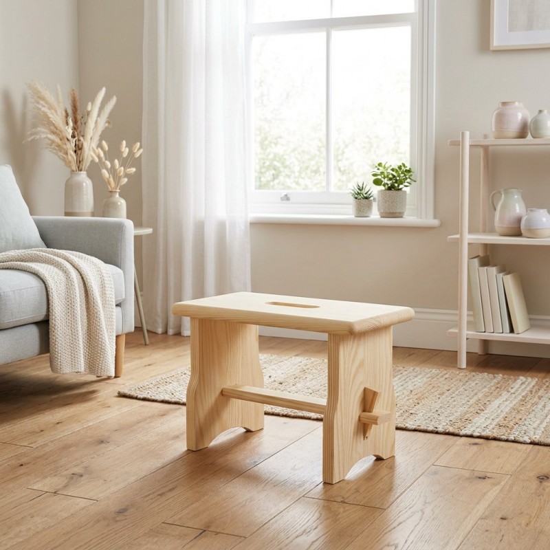 Sgabello in Pino 40x20x20 cm Unionwood Sgabello in Pino 40x20x20 cm Unionwood