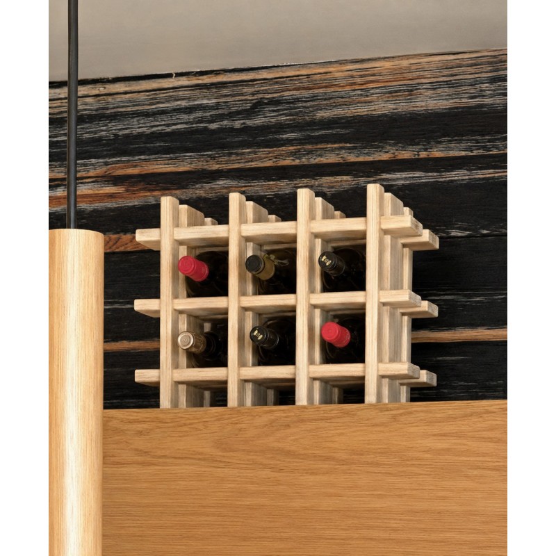 Cantinetta Portabottiglie Modulare in Pino 9 Posti 43,4x22x32,5 cm Unionwood Cantinetta Portabottiglie Modulare in Pino 9 Posti 43,4x22x32,5 cm Unionwood