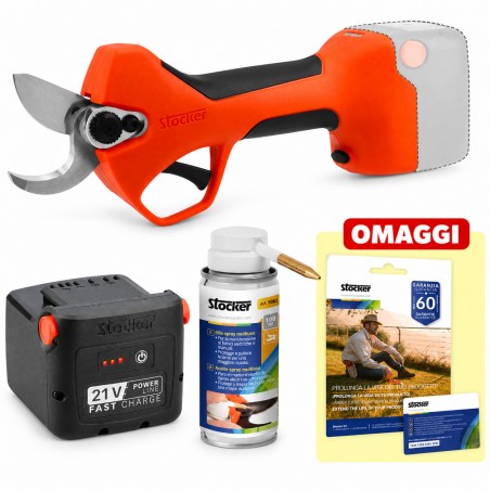 PROMO Stocker Kit Forbice Magma E-35 + Batteria 2,6 Ah