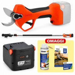 PROMO Stocker Kit Forbice Magma + Manico + Batteria 2,6 Ah