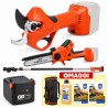 PROMO Stocker Kit Forbice Magma E-40 Tp + Motosega Magma E-150 La + Manico + Batteria 2,6 Ah 21V