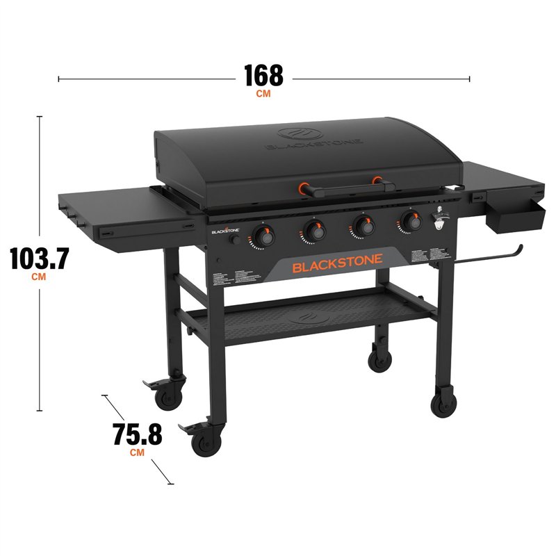 Piastra a gas Blackstone Original Omnivore 36" con coperchio Cod. 2322DK Piastra a gas Blackstone Original Omnivore 36" con coperchio Cod. 2322DK