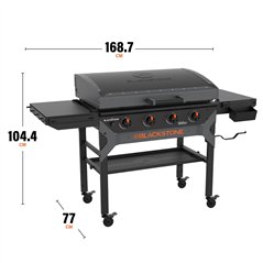 Piastra a gas Blackstone Iron Forged Omnivore 36" con coperchio Cod. 2310DK