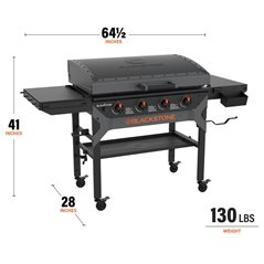 Piastra a gas Blackstone Iron Forged Omnivore 36" con coperchio Cod. 2310DK