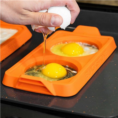 Dual-section egg moulds Blackstone 3 pieces Code 5600EU