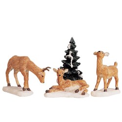 Dad and Fawns Set of 4 Cod. 92299