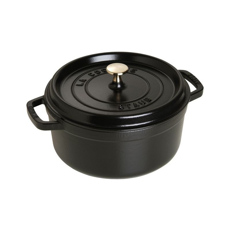 Cocotte 24 cm Nera in Ghisa