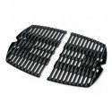 Set di 2 Griglie di cottura in Ghisa d'acciaio Smaltato Weber per Q serie 100 e 1000 Cod. 7644