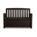 Keter Resin Storage Bench PATIO BENCH Graphite