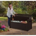 Keter Resin Storage Bench PATIO BENCH Graphite