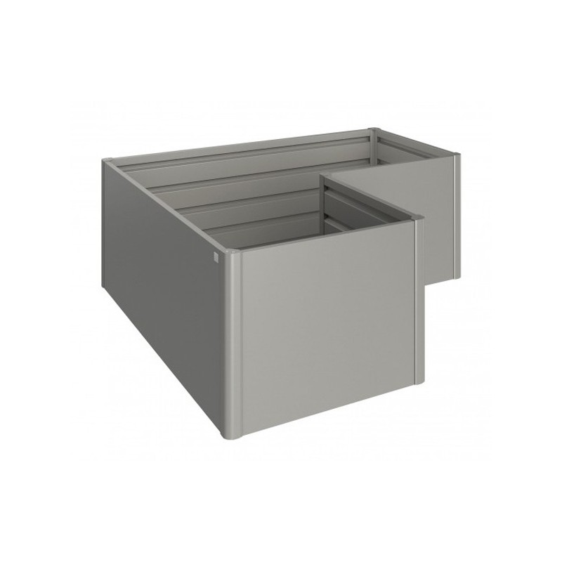 L-förmiges Hochbeet 2 x 2 m aus Biohort Metall L-förmiges Hochbeet 2 x 2 m aus Biohort Metall