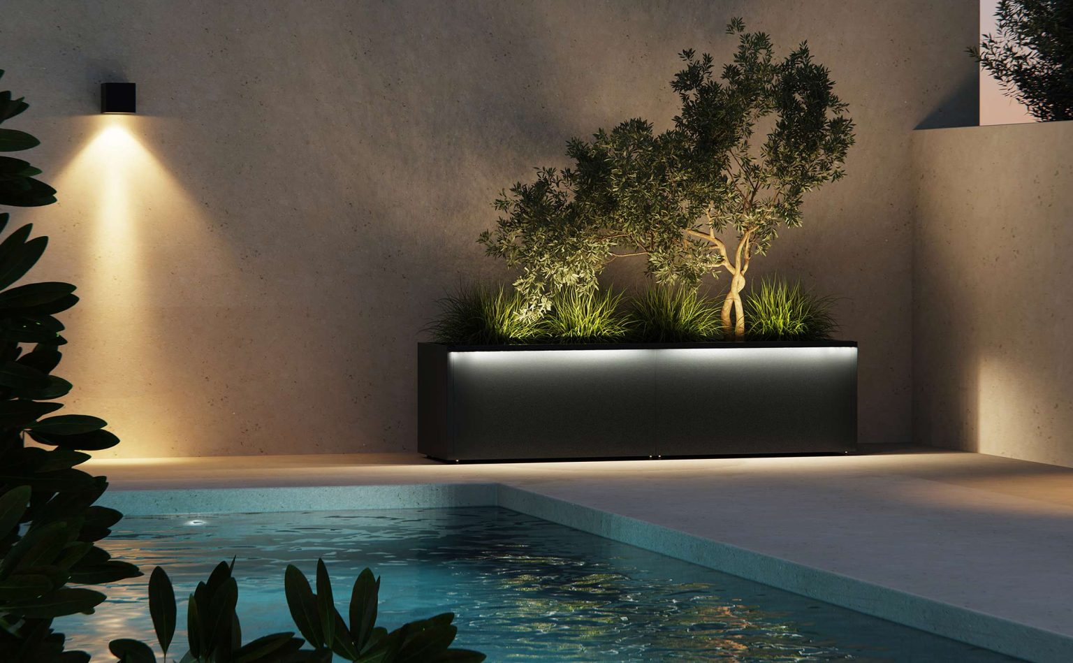 Herstera Metal Planter Antracite