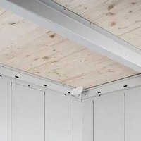 offitto in legno e struttura del tetto in legno