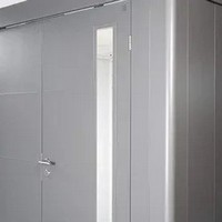 Pannello in vetro per porta standard