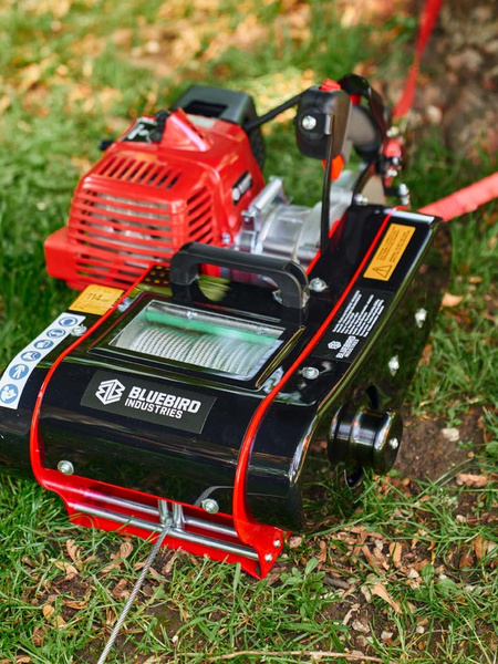 A winch from the Blue Bird range in a working environment.