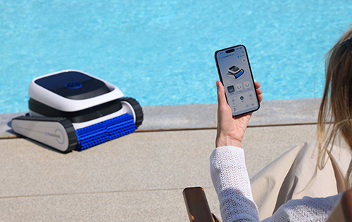 Controllo tramite app robot piscina