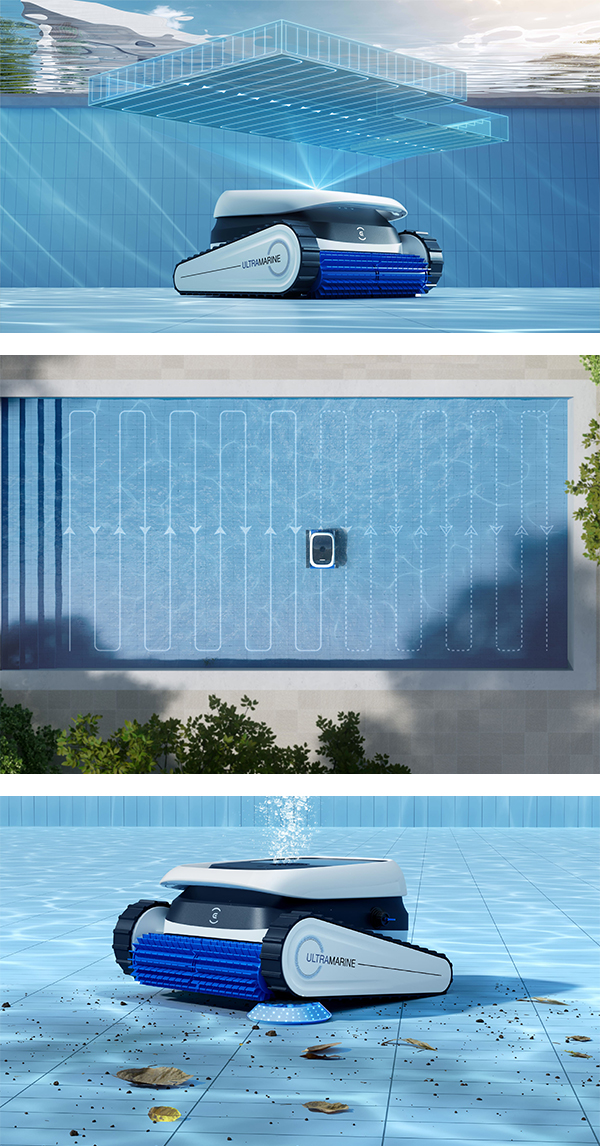 Robot Piscina ECOVACS ULTRAMARINE P1 Senza Fili