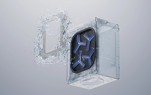 Pad rotanti per pulizia vetri robot