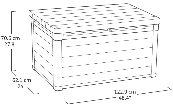 Cortina Box 100 dimensions