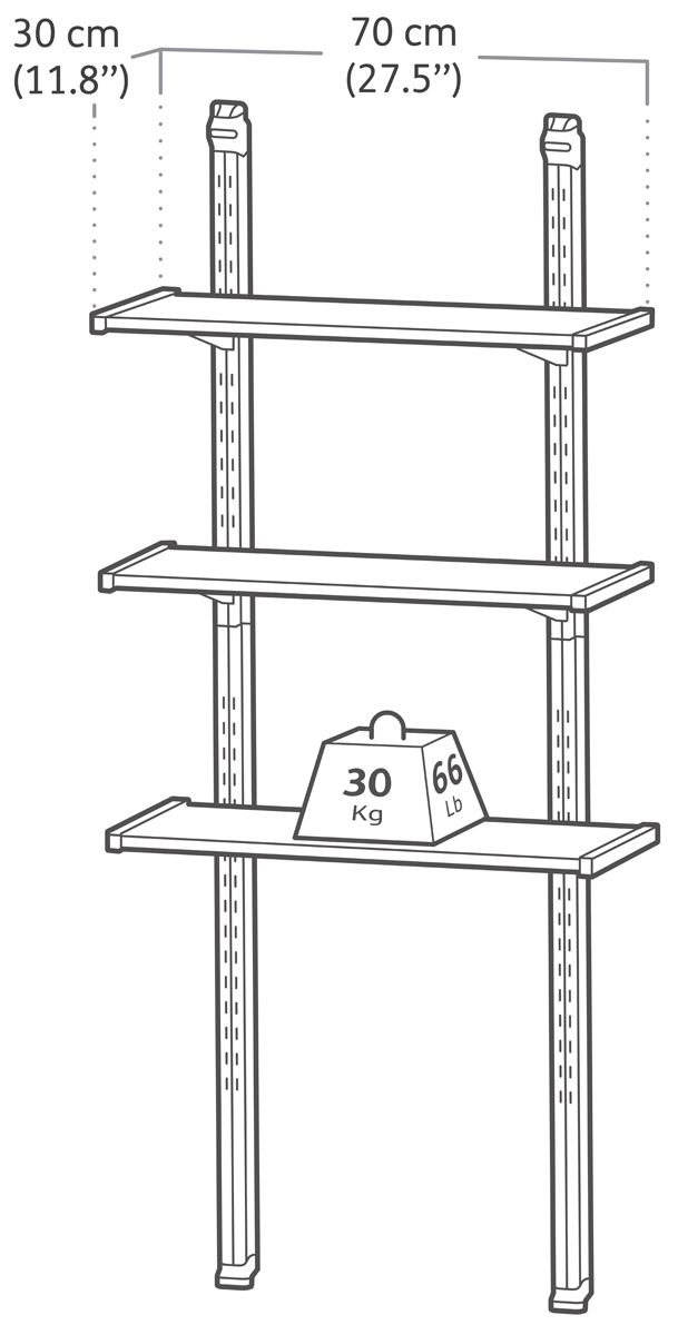 Shelf Kit Dimension