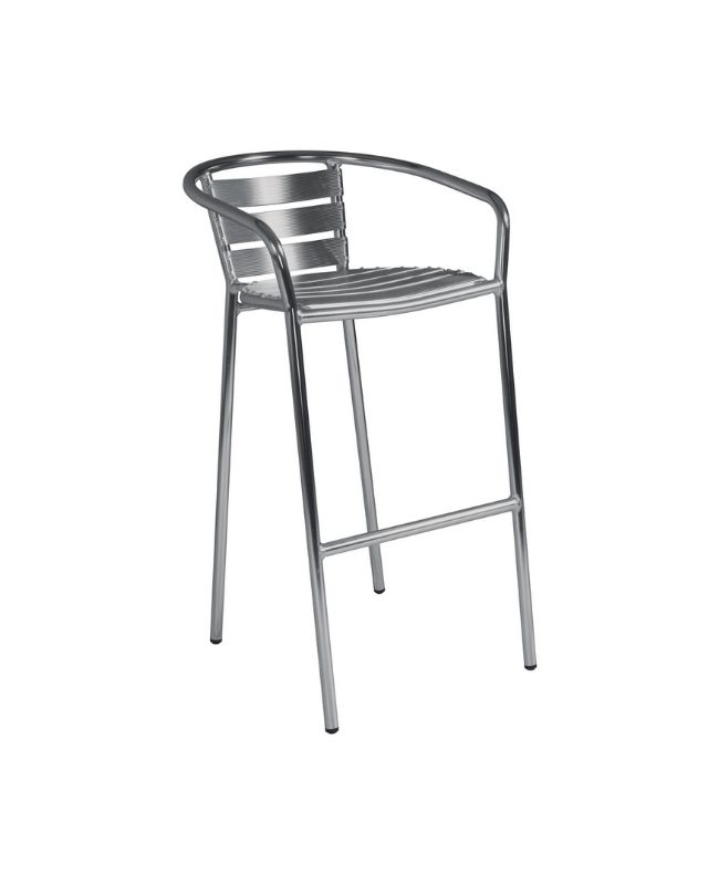 Sgabello Alto Alluminio Greenwood